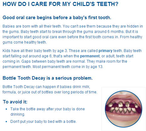 Child's Teeth