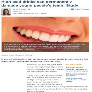 Damage Young People's Teeth